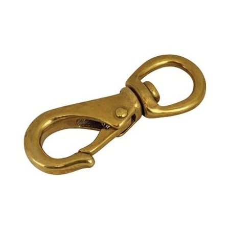 Sea-Dog Brass Swivel Eye Snap, No 139133-1 139133-1